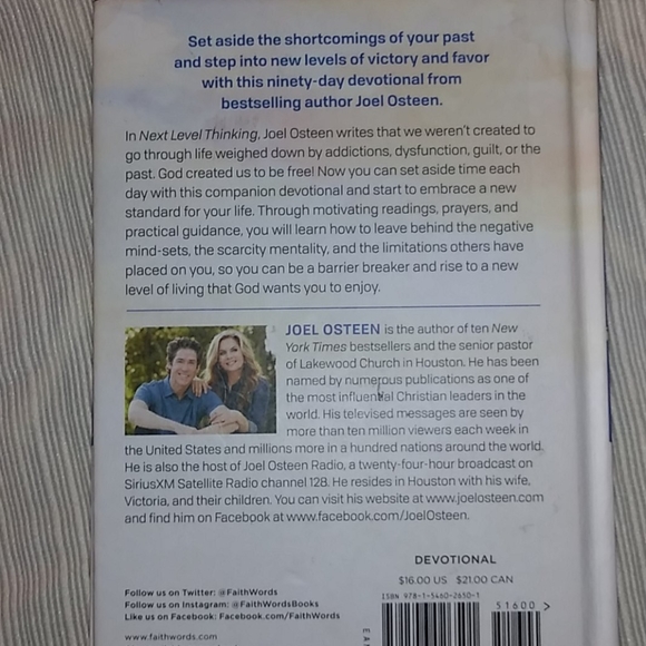Joel Osteen book used - Picture 4 of 4